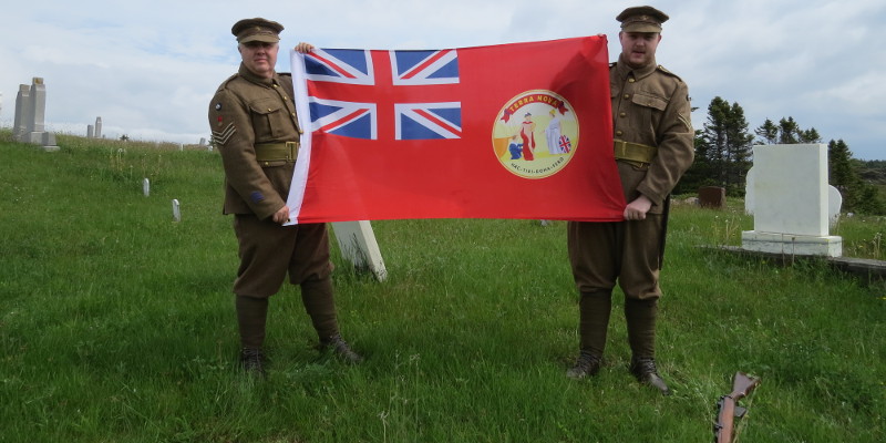 Holding NFLD's Red Ensign